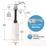 Bottle Cap for B-22 Soap Dispenser, Black
