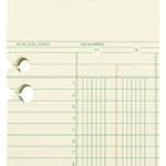 Accounting Sheets, 24 Columns, 11 X 14, Green, Loose Sheet, 100/pack