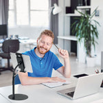 TWIST Black Table Stand for Tablets, Black