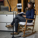 TWIST Black Floor Stand for Tablet, Black