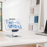 Tablet Holder Desk Stand, Silver