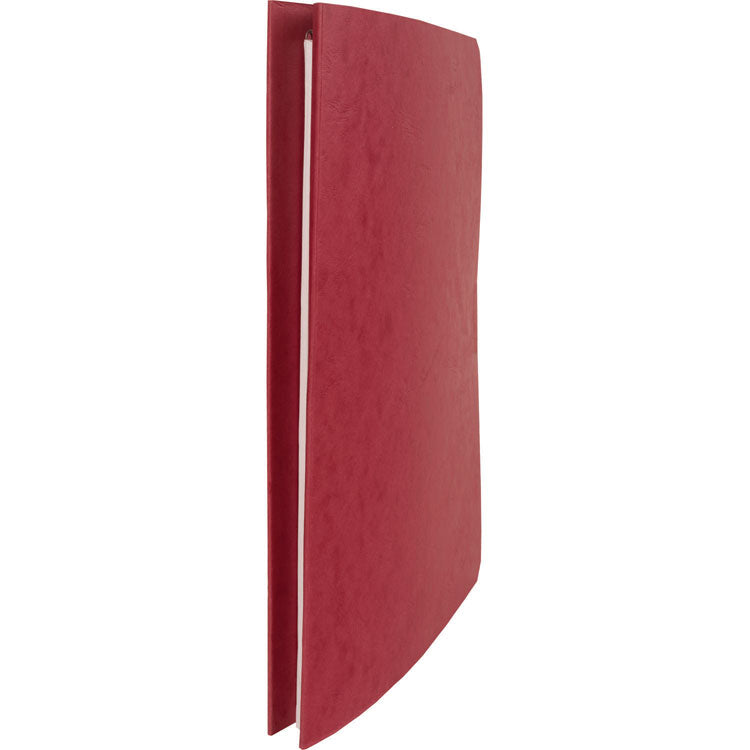 Presstex Covers With Storage Hooks, 2 Posts, 6" Capacity, 11 X 8.5, Executive Red