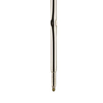 F-Series Ballpoint Stainless Steel Pen Refill, Fine 0.8 mm Conical Tip, Black Ink, 2/Pack