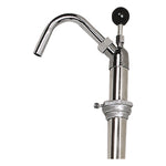 Bottle Pump, 22 oz Output, Steel, 42.5" Tall, Chrome