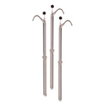 Bottle Pump, 22 oz Output, Steel, 42.5" Tall, Chrome, 6/Carton