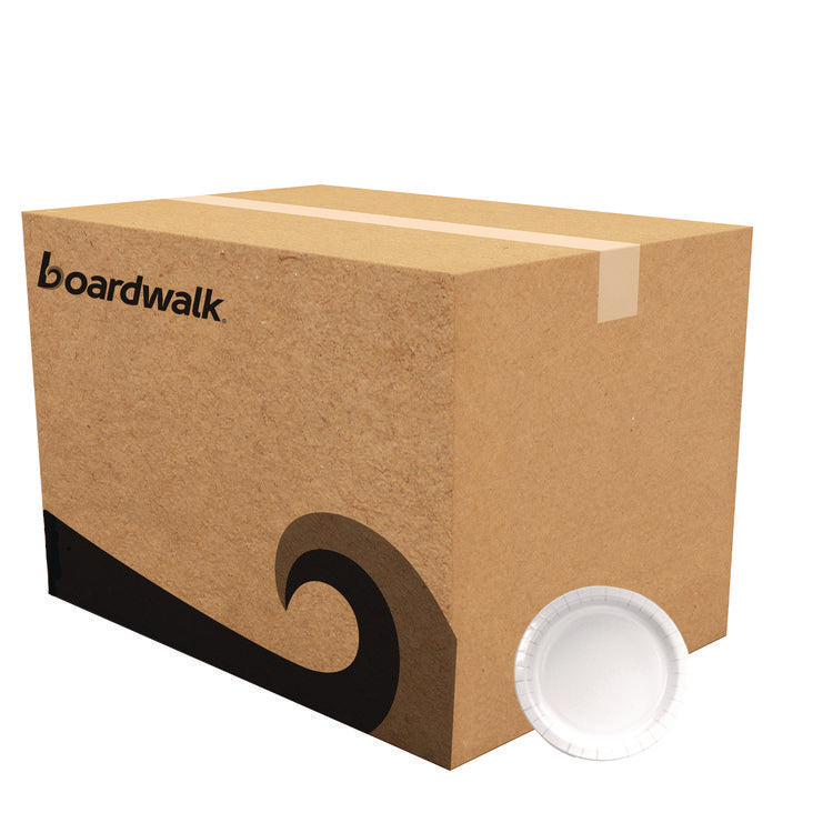 Paper Dinnerware, Plate, 6" dia, White, 1,000/Carton
