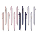 Zento Gel Pen, Retractable, Medium 0.7 mm, Black Ink, Assorted Barrel Colors, Dozen