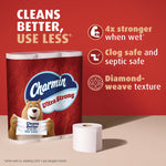 Ultra Strong Bathroom Tissue, Septic Safe, 2-Ply, White, 330 Sheets/Roll, 6 Rolls/Pack, 3 Packs/Carton