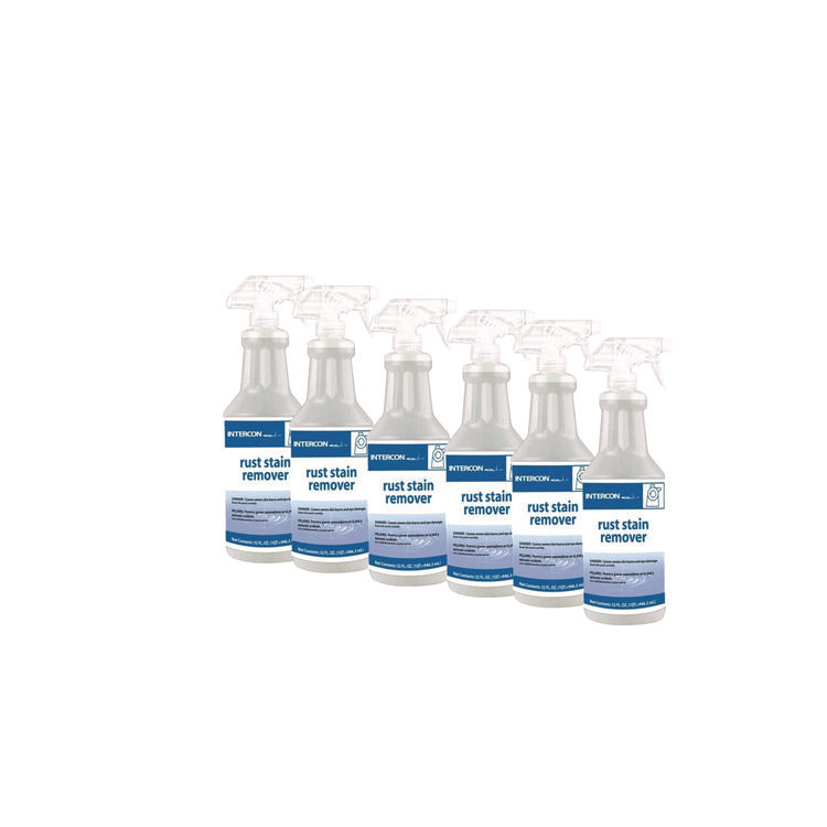 Rust Stain Remover, 32 oz Spray Bottle, 6/Carton