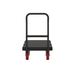 Resin Platform Truck, 1,600 lb Capacity, 24" x 36", Black