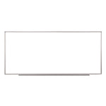 Wall-Mounted Magnetic Whiteboard, 96" x 40", White Surface, Silver Aluminum Frame