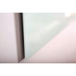 Magnetic Wall-Mounted Glass Board, 96" x 48", White Surface, Frameless