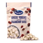 Greek Yogurt Dipped Cranberry Bites, Cranberry/Yogurt, 5 oz Bag, 12/Carton