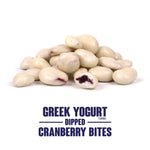 Greek Yogurt Dipped Cranberry Bites, Cranberry/Yogurt, 5 oz Bag, 12/Carton