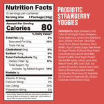 Probiotic Yoggies Variety Snack Pack, Assorted Flavors, 0.7 oz Bag, 30/Carton