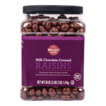 Milk Chocolate Covered Raisins, 50 oz Jar
