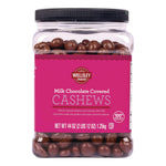 Milk Chocolate Covered Cashews, 44 oz Jar