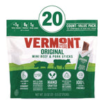 Original Flavor Mini Snack Sticks, Beef, 0.5 oz Individually Wrapped, 20/Carton