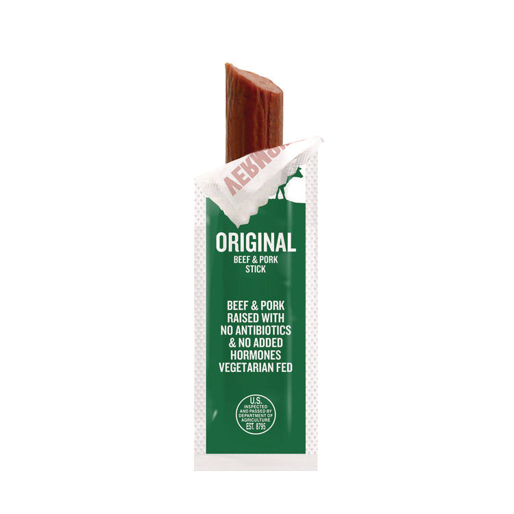 Original Flavor Mini Snack Sticks, Beef, 0.5 oz Individually Wrapped, 20/Carton