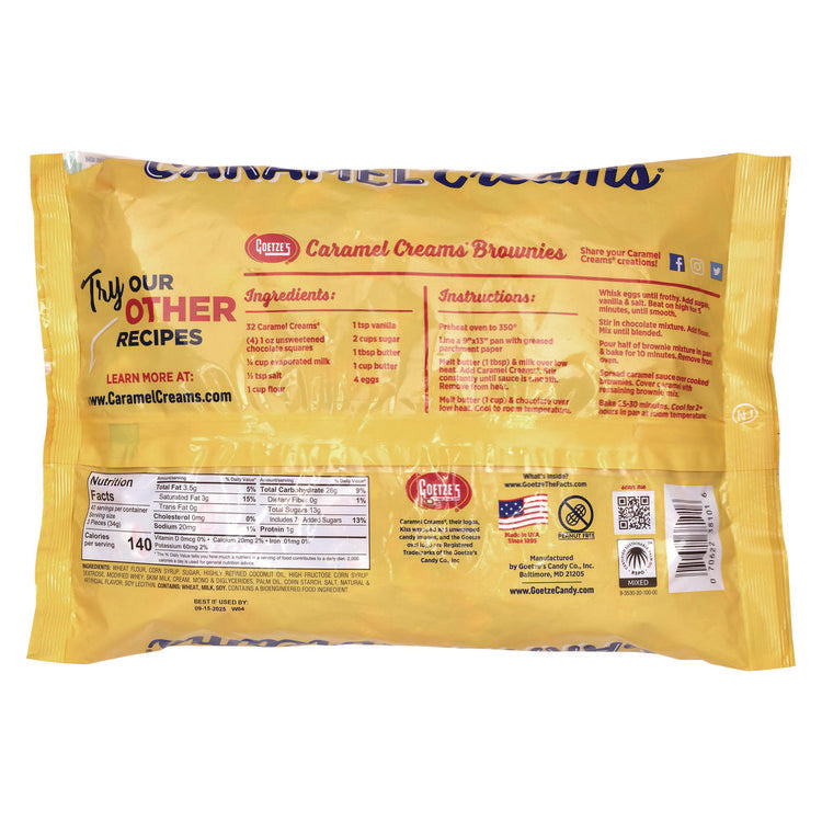 Caramel Creams Candy, Caramel, 48 oz Bag
