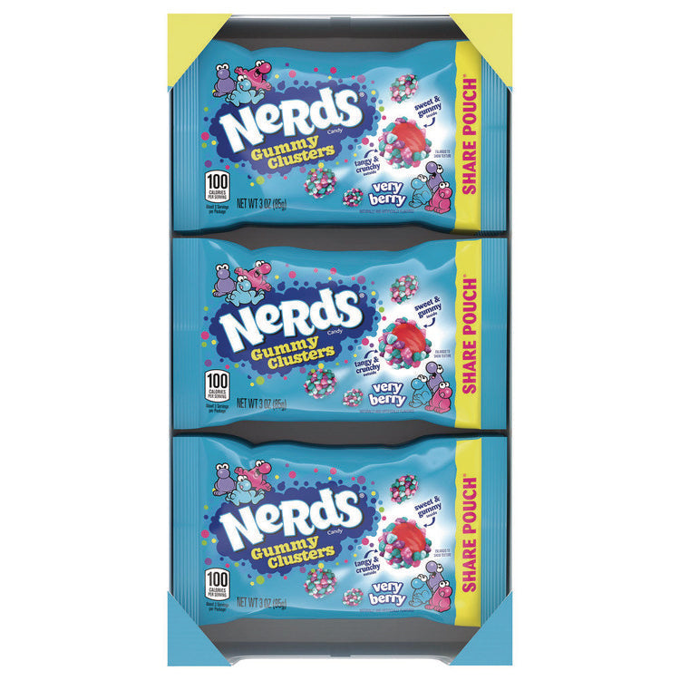 Very Berry Clusters Share Pack, Berry, 3 oz Packet, 12/Carton