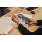 D1 High-Performance Polyester Removable Label Tape, 0.25" X 23 Ft, Black On White