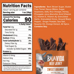 Beef Jerky Sweet Orange Snack Pack, Sweet Orange, 1 oz Packet, 12/Carton