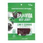 Beef Jerky Lime and Serrano Pepper Snack Pack, Lime and Serrano Pepper, 1 oz Packet, 12/Carton