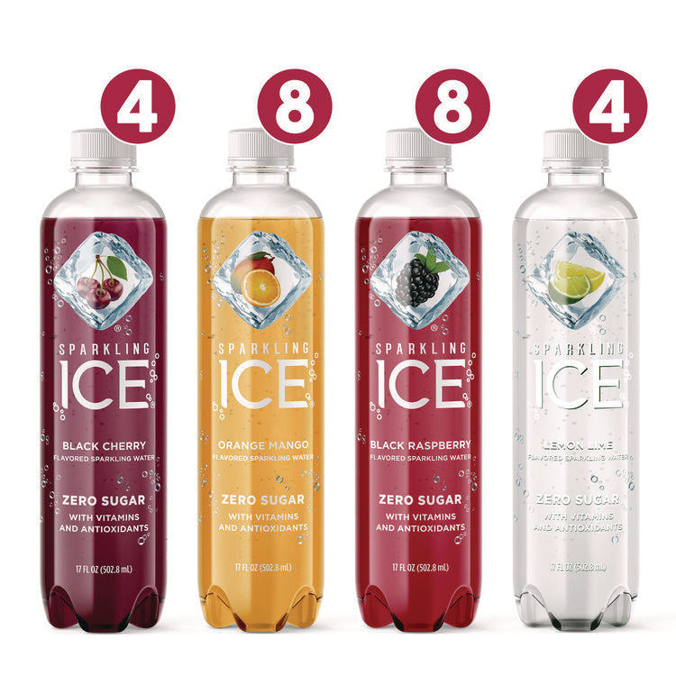 Fruit Frenzy Variety Pack, Assorted Flavors, 17 oz Bottle 24/Carton