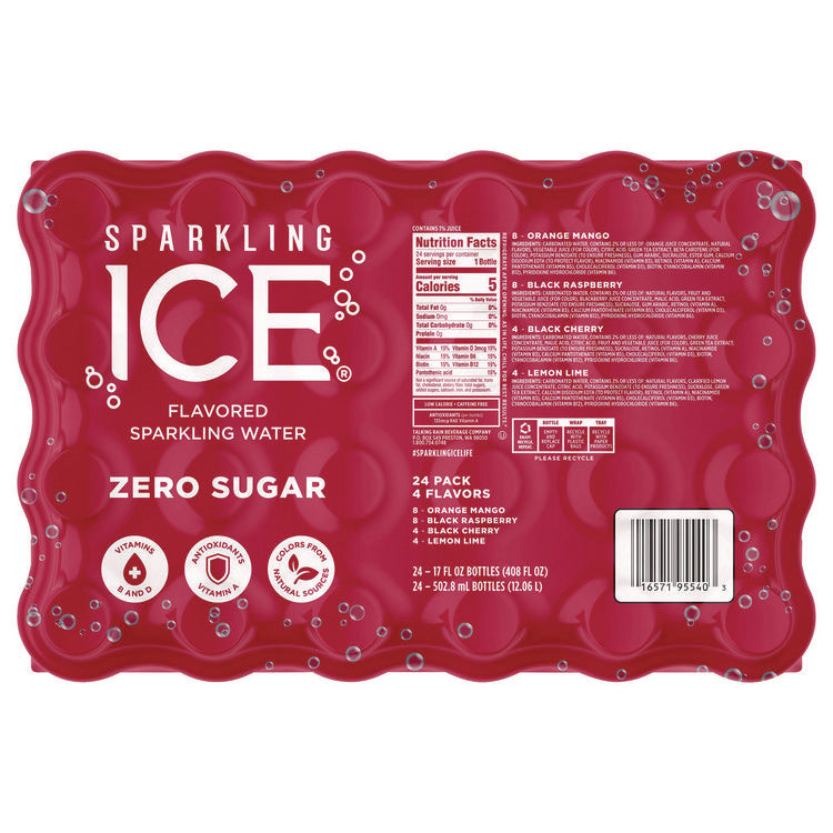 Fruit Frenzy Variety Pack, Assorted Flavors, 17 oz Bottle 24/Carton