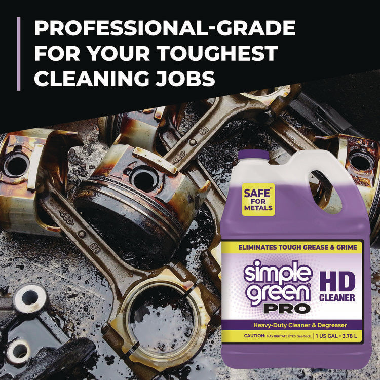 Pro Hd Heavy-Duty Cleaner, Unscented, 1 Gal Bottle, 4/carton