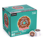 Donut Shop Coffee K-Cups, Regular, 80/Carton