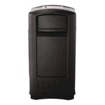 Plaza Jr. Container, 35 gal, Plastic, Black