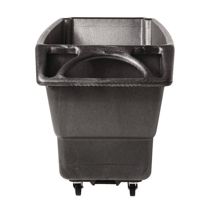 0.75 cu yd Structural Foam Tilt Truck, Standard Duty, 1,000 lb Capacity, Black