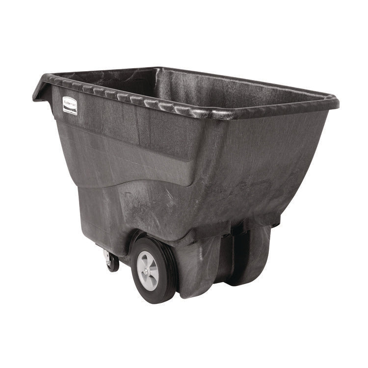 4" Caster for the 3/4" Std Duty Tilt Truck, Rigid Mount Plate, 4" Wheel, Black/Gray