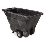 4" Caster for the 3/4" Std Duty Tilt Truck, Rigid Mount Plate, 4" Wheel, Black/Gray