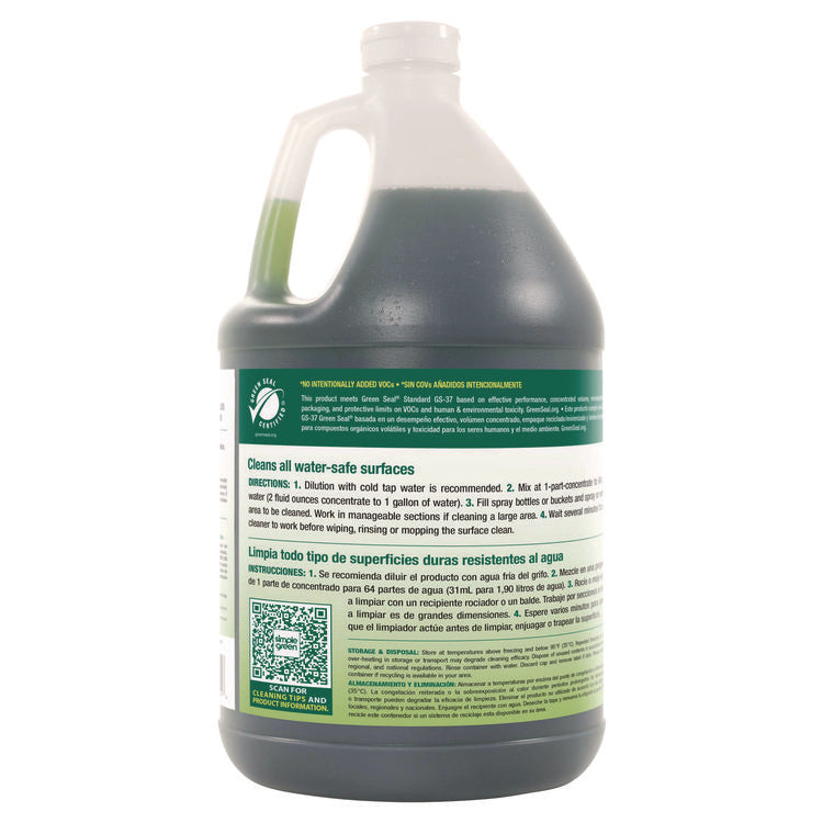 Clean Building All-Purpose Cleaner Concentrate, 1 Gal Bottle, 2/carton