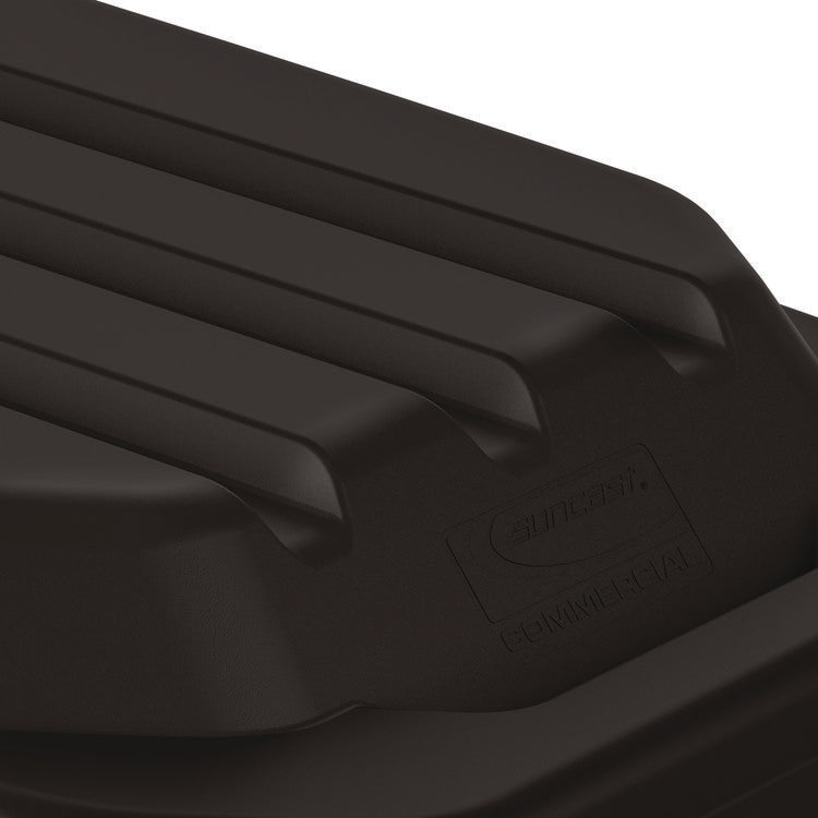 3/4 Cubic Yard Tilt Truck Lid, 31.69 x 67 x 6.9, Black