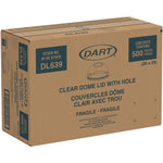 Plastic Dome Lid, Fits 32 oz Cold Cups, Clear, 25/Sleeve, 20 Sleeves/Carton