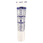 Double Sided Poly (DSP) Paper Cold Cups, 16 oz, White, 50 Cups/Sleeve, 20 Sleeves/Carton
