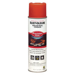 Industrial Choice Precision Line Marking Paint, Flat/Matte Orange, 20 oz Aerosol Can, 12/Carton