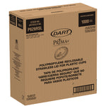 Prima Strawless Plastic Lids, Fits 12 oz to 26 oz Cold Cups, Clear, 100/Sleeve, 10 Sleeves/Carton
