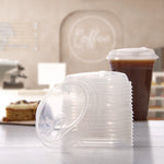 Prima Strawless Plastic Lids, Fits 12 oz to 26 oz Cold Cups, Clear, 100/Sleeve, 10 Sleeves/Carton