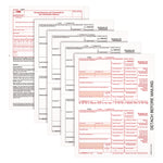 4-Part 1099-DIV Tax Forms with Tax Forms Helper, Fiscal Year: 2024, 4-Part Carbonless, 8 x 5.5, 2 Forms/Sheet, 24 Forms Total