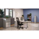 Four-Drawer Economy Vertical File, Letter-Size File Drawers, 15" x 26.5" x 52", Light Gray