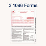 4-Part 1099-NEC Continuous Feed Tax Forms, Fiscal Year: 2024, Four-Part Carbonless, 8.5 x 5.5, 2 Forms/Sheet, 24 Forms Total