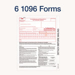 4-Part 1099-NEC Continuous Feed Tax Forms, Fiscal Year: 2024, Four-Part Carbonless, 8.5 x 5.5, 2 Forms/Sheet, 24 Forms Total