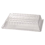 StorPlus Polycarbonate Food Storage Container Colander, 18 x 26, Clear, Plastic