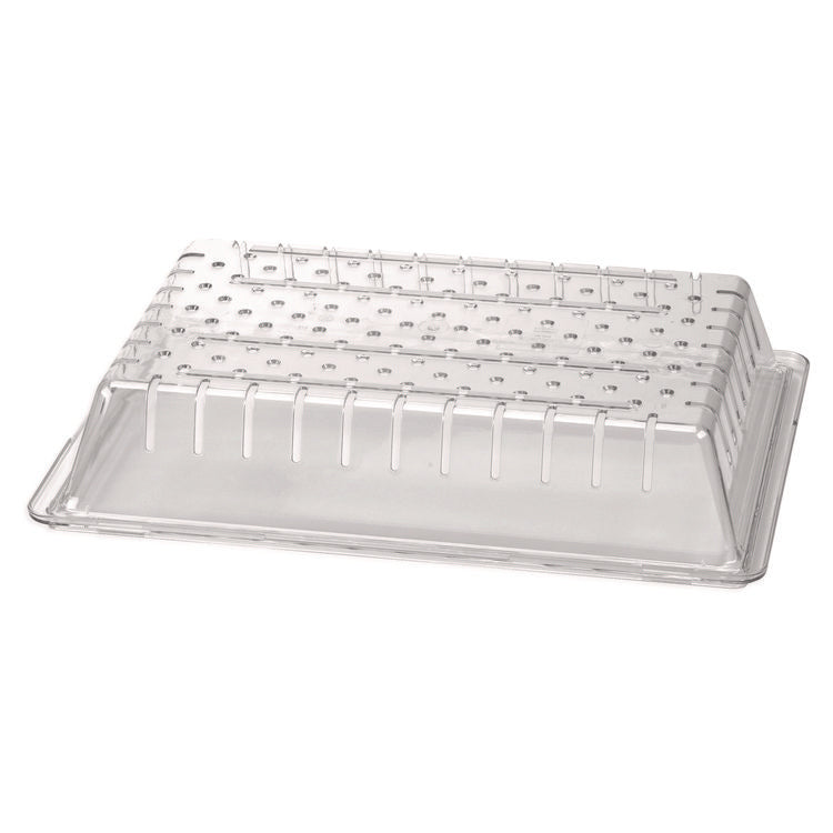 StorPlus Polycarbonate Food Storage Container Colander, 18 x 26, Clear, Plastic
