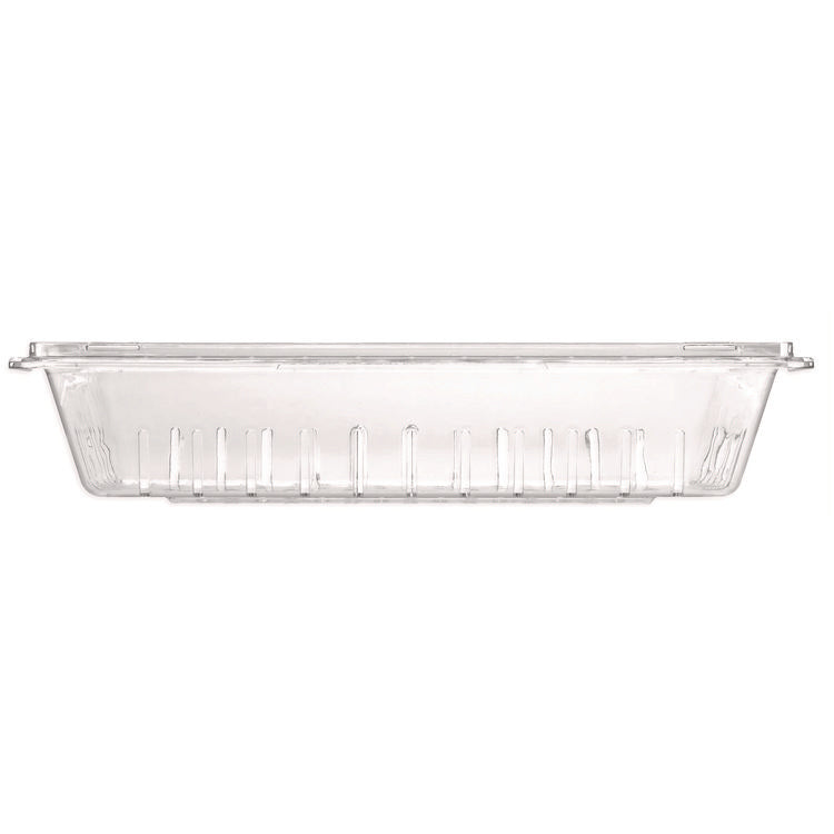 StorPlus Polycarbonate Food Storage Container Colander, 18 x 26, Clear, Plastic